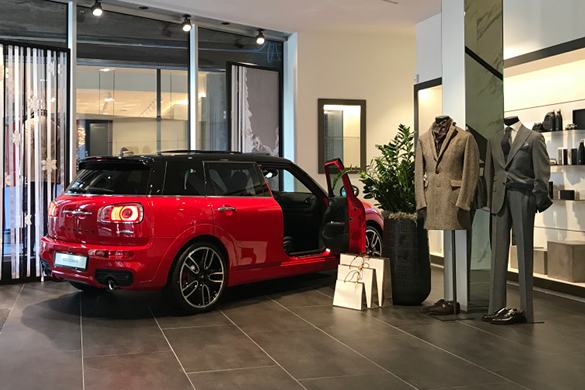 Mini Cooper in Rot